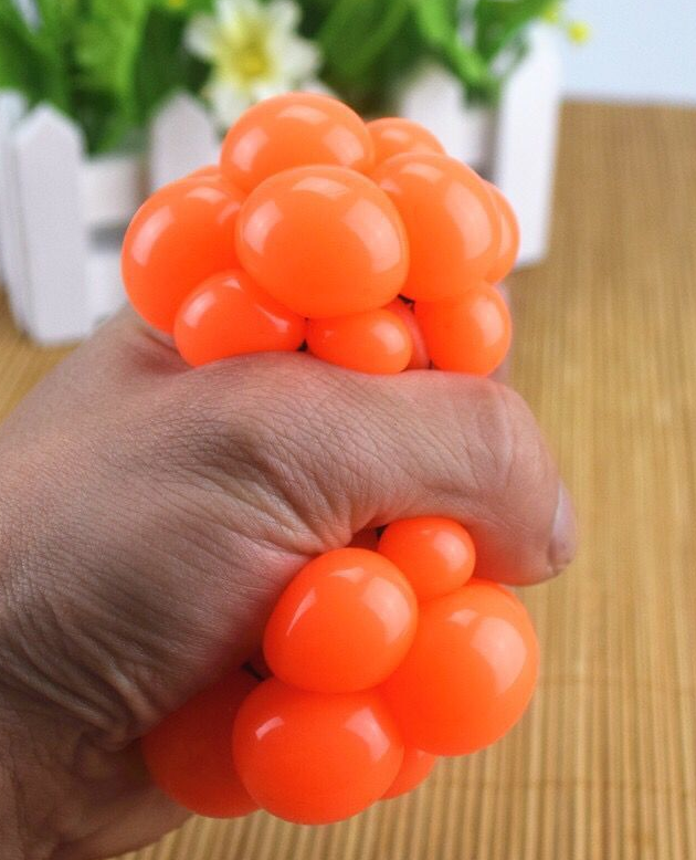 Squishy Grape Stress Relief Toy for Fun and Relaxation